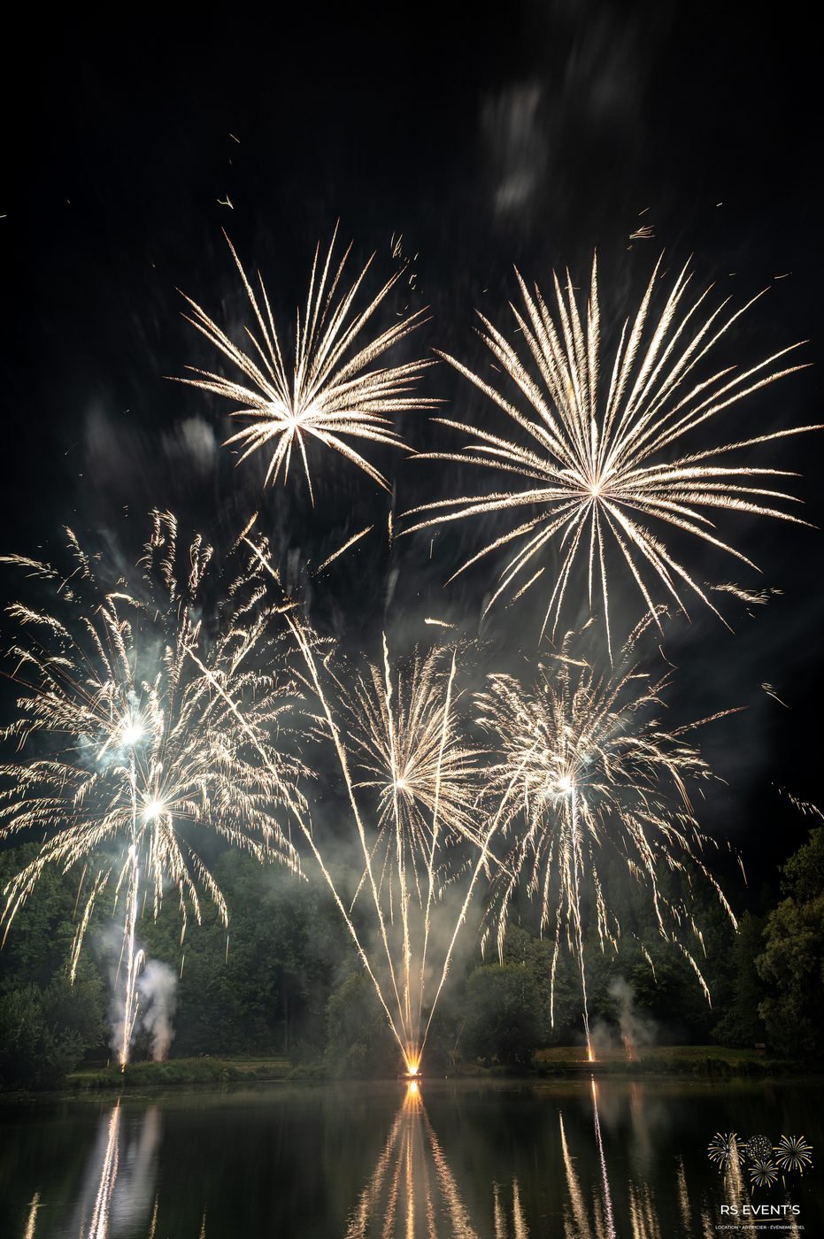 Feu d'artifice de village