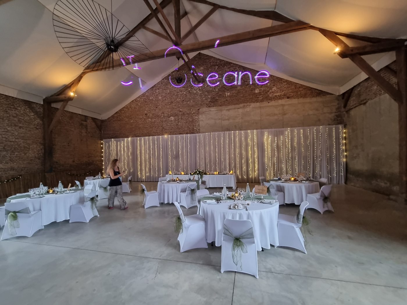 Décor lumineux de salle