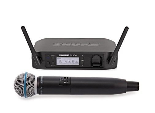 Micro HF Shure GLXD24 Beta 58A