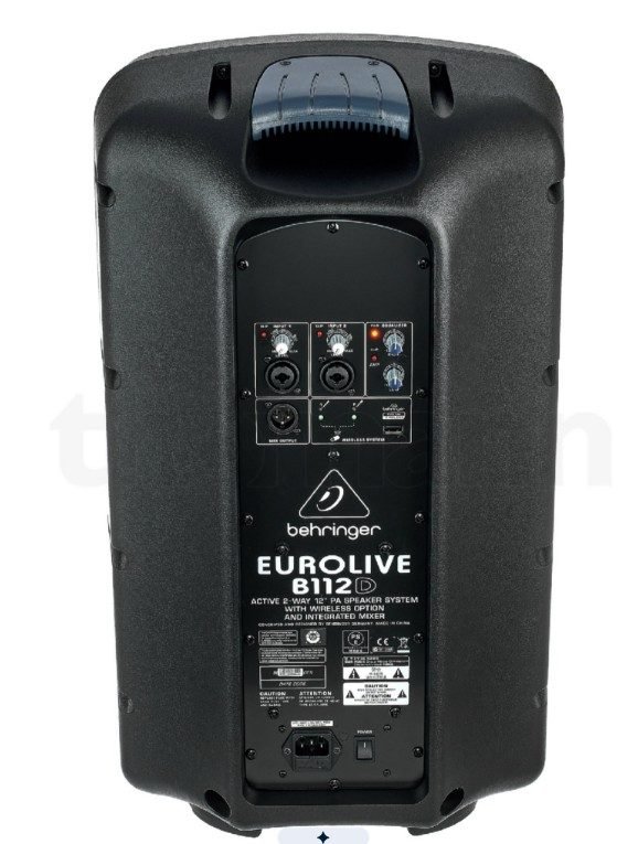 Behringer B112D – face arrière